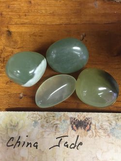 China Jade Tumbled Stone