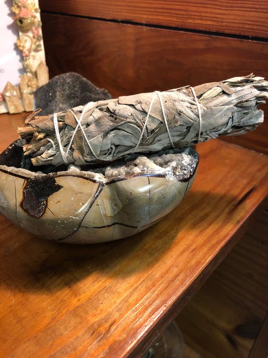 White Sage and Lavender Smudge Stick