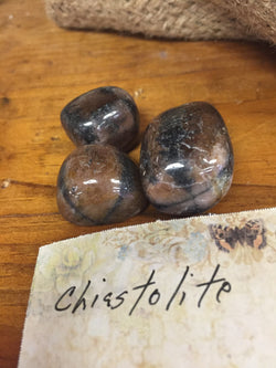 Chiastolite Tumbled Stone