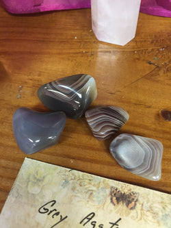 Grey Agate Tumbled Stone